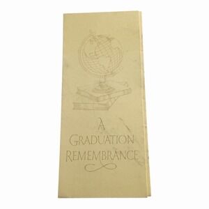 Vintage‎ American Greetings 'A Graduation Remembrance' Card